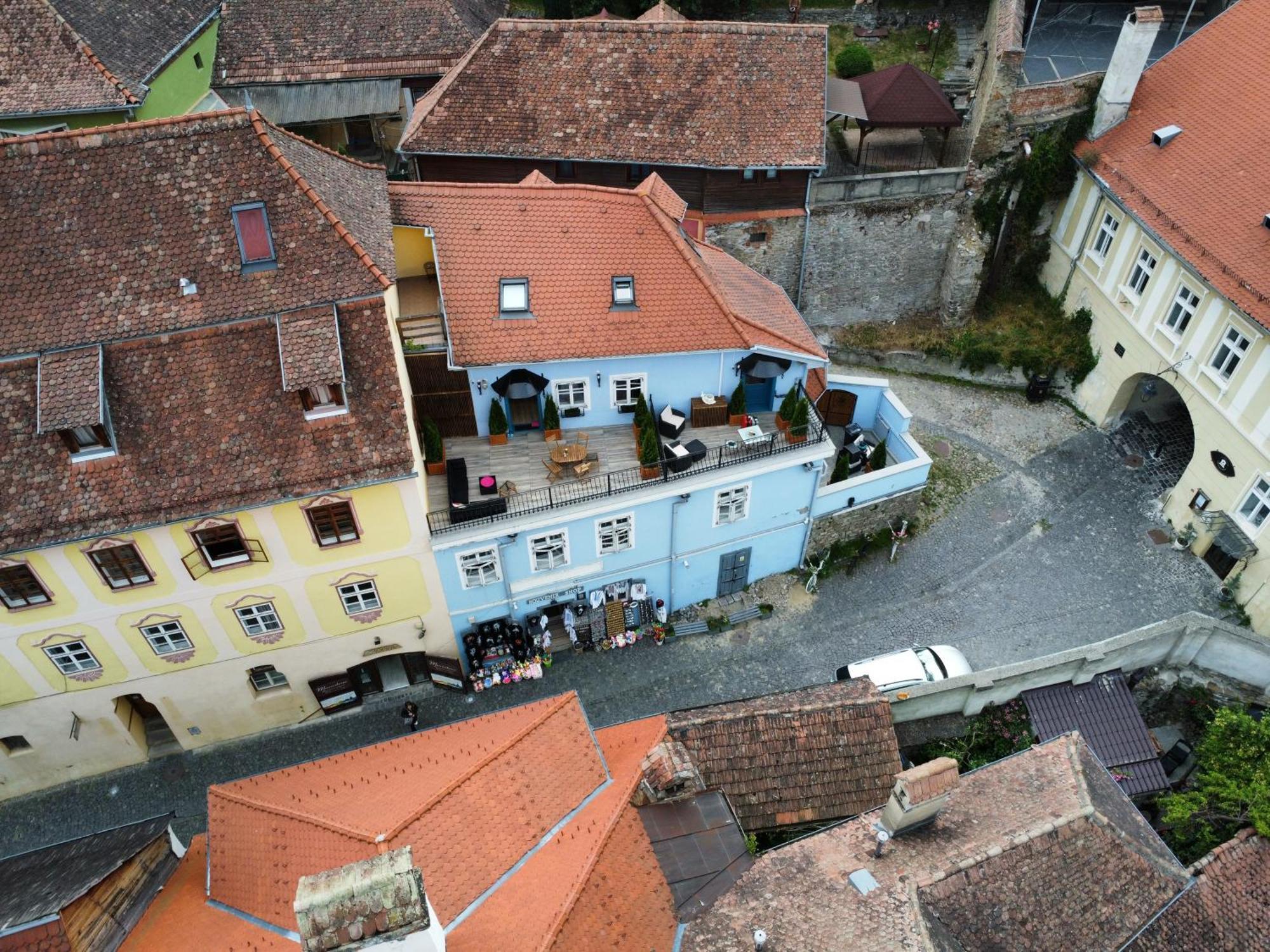 Casa Albastra By Casa Otto Lägenhet Sighişoara Exteriör bild